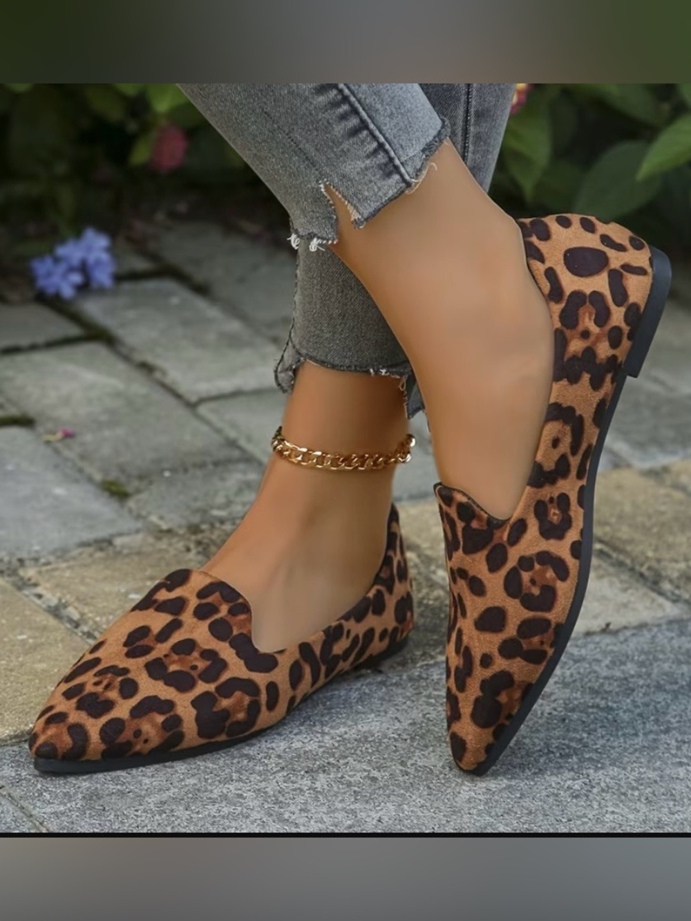 NWT Leopard Print Pointed Toe Women’s Flats